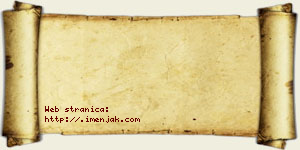 Isidora Bakrač vizit kartica